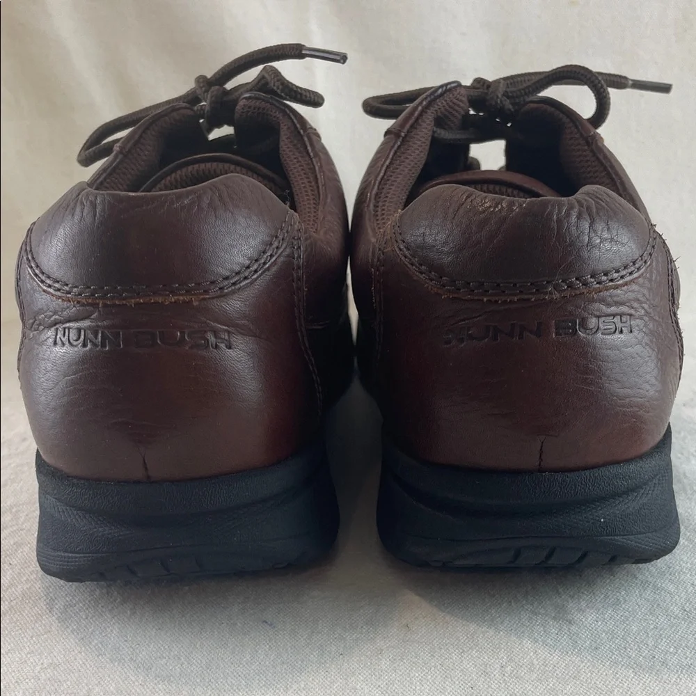 Men's Nunn Bush Brown Leather Shoes Size 11.5